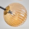 Chehalis Plafondlamp - Glas 12 cm, 15 cm Goud, Zwart, 8-lichts