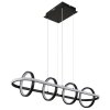 Globo WOLFHARD Hanger LED Zwart, 1-licht, Afstandsbediening