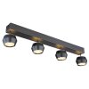 Globo MARTHY Hanger LED Grijs, 4-lichts