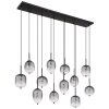 Globo ATTILA Hanger Zwart, 12-lichts