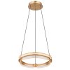 Globo BLONDIE Hanger LED Goud, 1-licht, Afstandsbediening