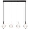 Globo AIDA Hanger LED Zwart, 4-lichts