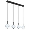 Globo AIDA Hanger LED Zwart, 4-lichts