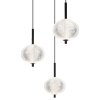 Globo AIDA Hanger LED Zwart, 9-lichts