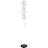 Globo AIDA Staande lamp LED Zwart, 5-lichts