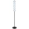 Globo AIDA Staande lamp LED Zwart, 5-lichts