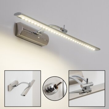 Liberia Displaylamp LED Chroom, 1-licht