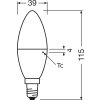 OSRAM LED Star E14 7,5 watt 4000 kelvin 806 Lumen