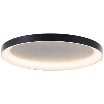 Brilliant Quito Plafondlamp LED Zwart, 1-licht