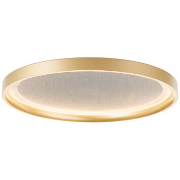 Brilliant Quito Plafondlamp LED Goud, 1-licht