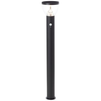 Brilliant Tulip Buiten staande lamp LED Zwart, 1-licht, Bewegingsmelder