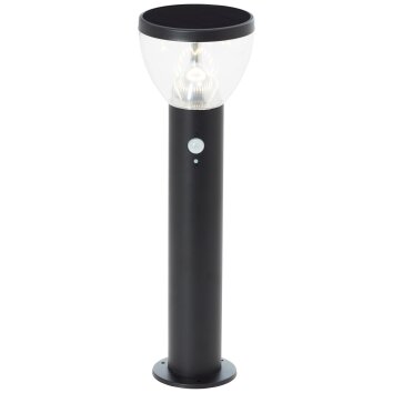 Brilliant Tulip Buiten staande lamp LED Zwart, 1-licht, Bewegingsmelder