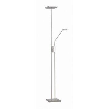 Reality LUKE Staande lamp LED Nikkel mat, 2-lichts