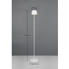 Reality SUAREZ Staande lamp LED Wit, 1-licht