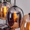 Vevino Hanglamp Amber, Chroom, 3-lichts