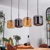 Lauden Hanglamp Amber, Chroom, 4-lichts