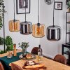 Lauden Hanglamp Amber, Chroom, 4-lichts