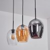 Vevino Hanglamp Zwart, 3-lichts