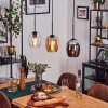 Vevino Hanglamp Zwart, 3-lichts