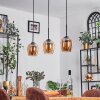 Vevino Hanglamp Zwart, 3-lichts