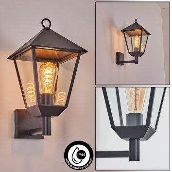 Anfei Wandlamp voor buiten Zwart, 1-licht