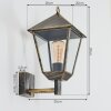 Anfei Wandlamp voor buiten Bruin, Goud, 1-licht