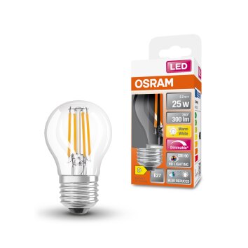 Osram E27 LED 2.2 Watt warm wit dimbaar 300 Lumen