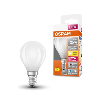 Osram E14 LED 2.2 Watt warm wit dimbaar 300 Lumen