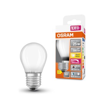 Osram E27 LED 2.2 Watt warm wit dimbaar 300 Lumen