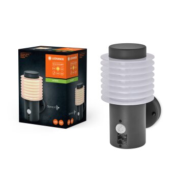 Ledvance Endura Wandlamp LED Grijs, 1-licht