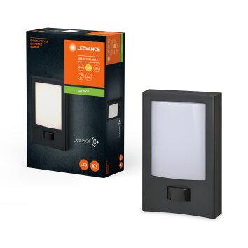 Ledvance Endura Wandlamp voor buiten LED Grijs, 1-licht