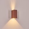 Hoods Wandlamp voor buiten, Licht omhoog & omlaag, Wandlamp LED Roest, 1-licht