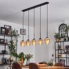 Vevino Hanglamp Amber, Duidelijk, 5-lichts