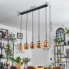 Vevino Hanglamp Amber, 5-lichts