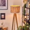 Granja Staande lamp, Leeslamp Natuurlijke kleuren, Zwart, 1-licht