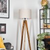 Bassagoda Staande lamp, Leeslamp Natuurlijke kleuren, Zwart, 1-licht