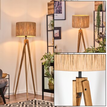 Granja Staande lamp, Leeslamp Natuurlijke kleuren, 1-licht