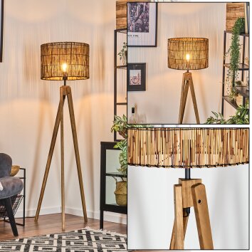 Cando Staande lamp, Leeslamp Natuurlijke kleuren, 1-licht