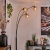 Ripoll Staande lamp Zwart, 3-lichts