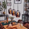 Vevino Hanglamp Zwart, 3-lichts