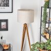 Bassagoda Staande lamp, Leeslamp Natuurlijke kleuren, Zwart, 1-licht