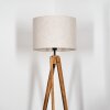 Bassagoda Staande lamp, Leeslamp Natuurlijke kleuren, Zwart, 1-licht