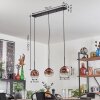 Ripoll Hanglamp Duidelijk, Koperkleurig, 3-lichts