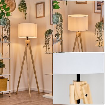 Bassagoda Staande lamp Natuurlijke kleuren, 1-licht