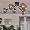 Gastor Plafondlamp 74 cm Duidelijk, Rookkleurig, 6-lichts