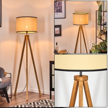 Chellas Staande lamp Natuurlijke kleuren, 1-licht