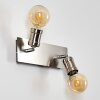 Lagunita Wandlamp Nikkel mat, 2-lichts