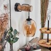 Vevino Wandlamp Natuurlijke kleuren, Zwart, 1-licht