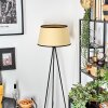 Chellas Staande lamp Beige, Zwart, 1-licht