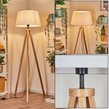 Bassagoda Staande lamp Natuurlijke kleuren, 1-licht